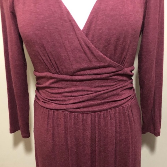 Anthropologie Maeve Galena Faux Wrap Midi Dress - Picture 3 of 5
